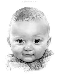 Portrait Of A Baby By Anna Shipstone Pencil Drawings Cool Pencil Drawings Realistic Drawings