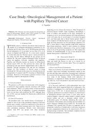 Medical marijuana for thyroid cancer marijuana doctors. Pdf Case Study Oncological Management Of A Patient With Papillary Thyroid Cancer