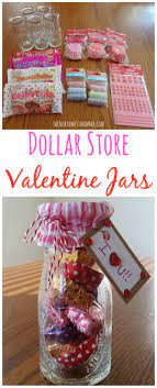 Dollar Store Valentine Jars Valentines Diy Valentine S Day Diy Valentine Day Crafts