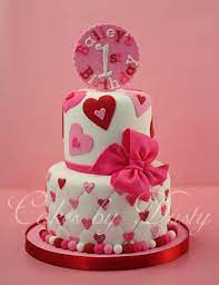 Do you have to have a valentine's day cake? Love Valentine Cake Heart Birthday Cake First Birthday Cakes