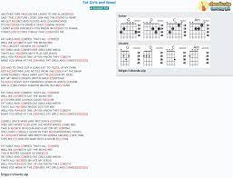 Chord Fat Girls And Weed Renegade Rail Tab Song Lyric Sheet Guitar Ukulele Chords Vip