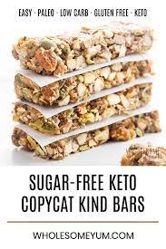 The Best Sugar Free Low Carb Granola Bars Recipe Kind Bar Copycat Want To Know How To M Low Carb Granola Bars Recipe Low Carb Granola Low Carb Granola Bars