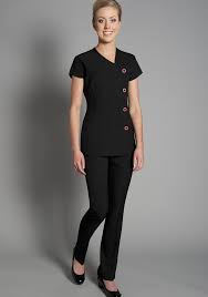 Florence Roby Beauty Uniforms Beauty Tunics Salon Wear Salon Uniform Spa Uniforms S Fardas Profissionais Uniformes De Trabalho Modelo De Jaleco Feminino