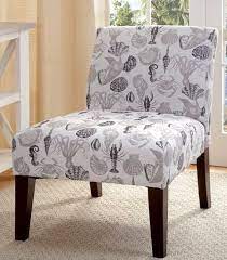 Bliss hammocks zero gravity beach chair with canopy. Coastal Upholstered Chairs In Beachy Nautical Fabrics Coastal Decor Ideas Interior Design Diy Shopping