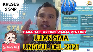 Di blog ini saya akan memberikan informasi sedikit tentang penerimaan masuk sma unggul del. Informasi Syarat Dan Cara Daftar Online Sma Unggul Del Angkatan X T A 2021 2022 Wajib Tahu Youtube