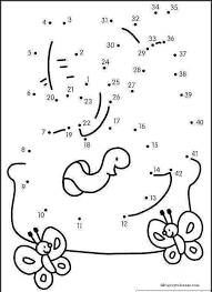 Dibujos Con Series Numericas Del 0 Al 50 Math Coloring Dot To Dot Printables Coloring Pages