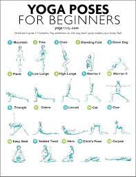 Each yoga class video series teaches you how to do yoga safely and benefit as much as possible with every pose you do. 20 Yoga Poses For Complete Beginners Free Printable Yoga Rove