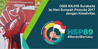 Pemuda memiliki sikap yang berkarakter yang luar biasa dalam pelayanan. Osis Kkjhs Isi Hari Sumpah Pemuda Dengan Kreativitas Sekolah Kristen Kalam Kudus Surakarta