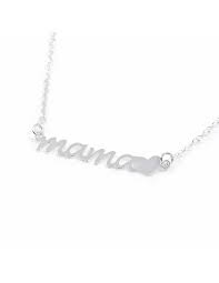 925 Sterling Silver Heart Mama Necklace