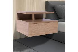The spacious tabletop is suitable for books, vases, and large enough to be used as a tv stand. Levede Bedside Tables Led Side Table Storage Drawer Nightstand Wood Oak X2 Matt Blatt