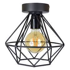 stoere industrie plafondlamp merlon gaaslook plafondlamp lampen plafond lampen