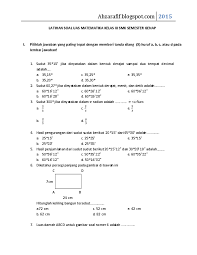 Soal Matematika Smk Kelas 11 Semester 2 Dan Pembahasannya