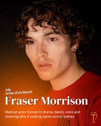 Meet our July Artist of the Month....it's Fraser Morrison! We've loved  seeing the stellar year that Fraser has had across Sydney, and with his  most recent casting in @belvoirst 's next production,