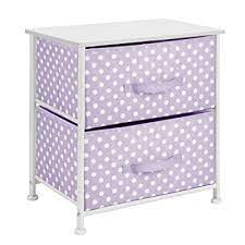 We've found some of the best diy storage ideas for kids rooms on the web. Buy Mdesign Dresser Storage End Table Tower Sturdy Steel Wood Top Easy Pull Fabric Bins Organizer Unit For Child Kids Bedroom Or Nursery Polka Dot Print 2 Drawers