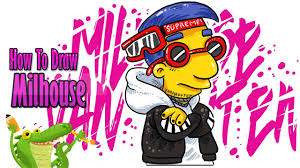 Surely you cannot be this mad at strobeck for supporting the youngsters trying to make it in skateboarding. How To Draw Milhouse Van Houten Hypebeast Bart Simpson Myhobbyclass Com Learn Drawing Painting And Have Fun With Art And Craft