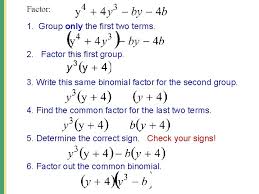 This will always be your first step when factoring any expression. 6 1 Greatest Common Factor And Factoring By