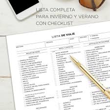 Super Lista De Viaje Acuerdate De Todo Lo Que Tienes Que Empacar Con Esta Lista Para La Maleta Tanto Si Te Vas En Invierno Como En Ve Planner Travel Shopping