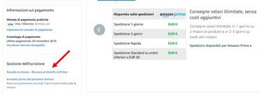 Il mio amazon prime e poi annulla sottoscrizione. Cancellare Cronologia Amazon Prime