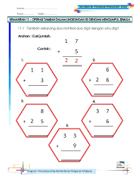 Lembaran suku kata kv suku kata kv yang dicantumkan dengan suku kata kv yang lain akan menghasilkan. Matematik Lembaran Kerja Pemulihan Khas 2013