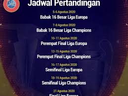 Sabtu, 8 agustus 2020 juventus vs lyon di stadion allianz pukul 02.00 wib (live streaming vidio premier) manchester city vs real madrid di stadion etihad pukul 02.00 wib (live sctv). Jangan Sampai Terlewat Ini Jadwal Liga Champions 2019 2020 Dunia Bola Com