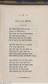 In dem garten­haus entstanden werke wie iphigenie, egmont und torquato tasso. Deutsches Textarchiv Uhland Ludwig Gedichte Stuttgart U A 1815