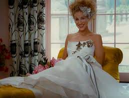 Über 4.000 hochzeitskleider und abendkleider zum anprobieren. Sex And The City Carrie Bradshaw Wedding Dress From Vogue Photo Shoot