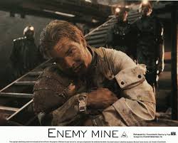 Enemy mine is robinson crusoe set under the two suns and six moons of the volcanic planet fyrine iv, a grim red the look of the planet in enemy mine is so convincing, the special effects are so. Enemy Mine 1985