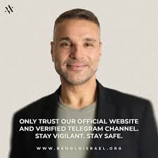 🚨 BEWARE OF SCAMMERS 🚨 Sadly, impersonators are using fake Telegram  accounts pretending to be Amir Tsarfati or Behold Israel in order to ask  for donations. Please stay vigilant and protect yourself!