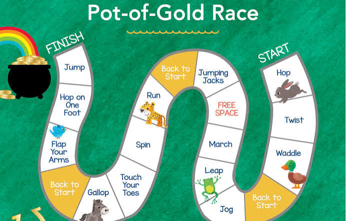 Pot-of-Gold Race Movement Game for Kids - New Horizon Academy