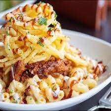 110 Grill South Bay Boston Veal Meatloaf Cream Of Tomato Soup Slow Cooked Pulled Pork
