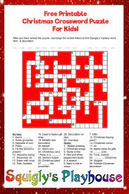 Print And Solve This Fun Christmas Crossword Puzzle For Kids Puzzle Solving Fun For The Holid Christmas Crossword Puzzles Christmas Crossword Christmas Puzzle