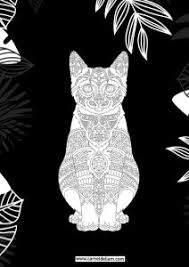 Coloriage de mandala a imprimer préféré coloriages mandalas. Coloriage Chat Coloriage Chat A Imprimer Coloriage Chat Kawaii Facile