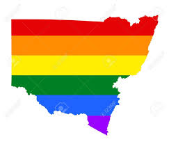 New south wales nsw state flag (knitted) 2400 x 1200mm $215.00. New South Wales Pride Gay Map With Rainbow Flag Colors Gay Flag Royalty Free Cliparts Vectors And Stock Illustration Image 72545485