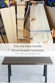 Using either a jointer or table saw to flatten and square the remaining edge. How To Join Wood Planks For A Tabletop 7 Practical Tips Diy Furniture Building Diy Furniture Plans Furniture Makeover Diy