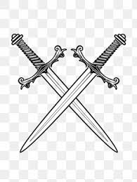 Hero with a magic spear guarding the gate. Drawing Sword Coloring Book Dagger Png 1000x1000px Drawing Black And White Coloring Book Dagger Ninja Download Free