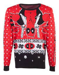 A wisecracking mercenary gets experimented on and becomes immortal but ugly, and sets out to track. Bioworld Norwegerpullover Marvel Deadpool Knitted Unisex Jumper Online Kaufen Otto