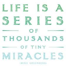Life Is A Series Of Thousands Of Tiny Miracles Quotes J Jump Jennifer Words Words Quotes Inspirational Words