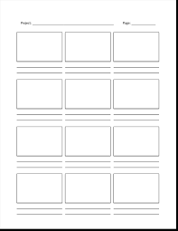 Printable storyboard template 4 boxes. 36 Free Storyboard Templates For Basic Visual And Digital Animation