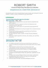 Once the funds are raised through different channels the next important function is to allocate the funds. Financial Reporting Manager Resume Samples Qwikresume
