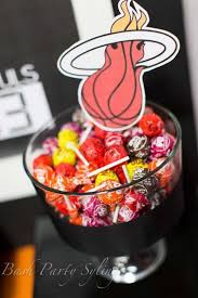 Birthday Ideas In Miami Miami Heat Basketball Birthday Party Ideas Basketball Birthday Parties Basketball Birthday Miami Heat Party