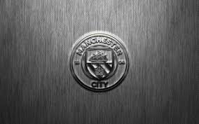 Amazon com official manchester city man city fc black white. Download Wallpapers Manchester City Fc English Football Club Steel Logo Emblem Gray Metal Background Manchester England Premier League Football For Desktop Free Pictures For Desktop Free