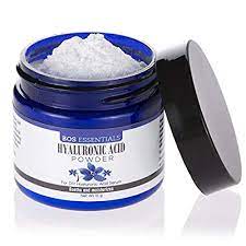 It is typically added to serums, creams, and lotions and acts as a powerful ingredient to make skin look fuller and decrease the appearance of wrinkles. Amazon Com Pure Hyaluronic Acid Serum Powder 100 Natural High Molecular Weight Locks In Moisture And Creates Full Youthful Skin Makes 50 Ounces Of Anti Aging Hyaluronic Acid Serum Beauty
