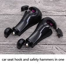 Car Safety Hammer Headrest Hook Amabest Patent Headrest Hooks Car Seat Hook For Car Front Seat Organizing Handb Handbag Shopping Handbag Organization Pouch Bag