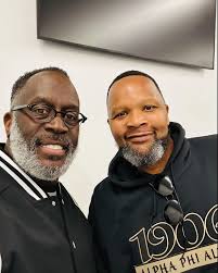Phi Lambda Bros Dana Lassiter, Carl Pinkney, Gerald Harper, Calvin King,  Byron Apple, and Charles Ballard are celebrating the essence of brotherhood  while organizing social, civic engagement, and community service events for