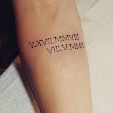 The highest ranked roman numeral tattoos on the web… when discussing tattoos, it's not rare that people want to put on something meaningful on their collar bone, wrist or back. Roman Numeral Tattoo 55 Roman Numeral Tattoos Tattoo Designs And Meanings Roman Numeral Tattoo Font