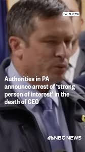 Authorities in Pennsylvania announce the arrest of Luigi Mangione