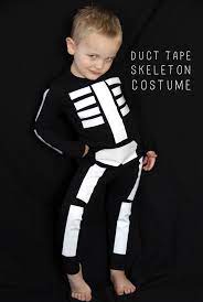 Duct Tape Skeleton Costume And We Play Diy Halloween Costumes For Kids Diy Halloween Costumes Easy Diy Halloween Costumes