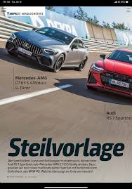 Auto Bild Comparison Test Rs7 Vs M5c Vs Gt63s M5post Bmw M5 Forum F90