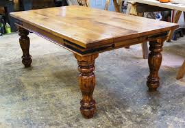 Custom Made Barn Wood Farmhouse Table Oh My Look At The Gorgeous Legs On That Table Imagine Them Painted Old Wood Table Design Farmhouse Table Barn Wood