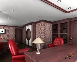 Ofis Masa Deri Koltuk Duvar Panel Duvar Kagidi Kitaplik Tasarim Office Desk Leather Armchair Wall Panel Wallpaper Libr Mobilya Kitaplik Tasarimi Kitapliklar